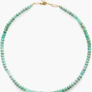 Monica Vinader GP Hope Chryoprase Beaded Necklace